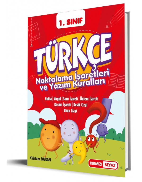 Kırmızı Beyaz 1.Sınıf Türkçe Noktalama İş...
