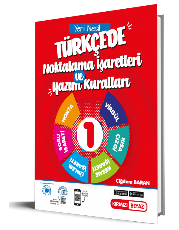 Kırmızı Beyaz 1.Sınıf Yeni Nesil Türkçede N...