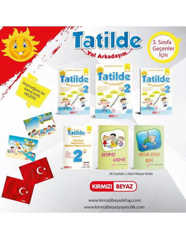 Kırmızı Beyaz Tatilde Yol Arkadaşım 2.Sınıf...