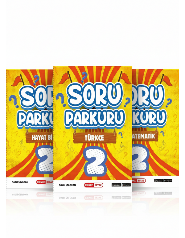 Kırmızı Beyaz 2.Sınıf Soru Parkuru Seti
