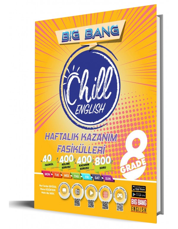 8.Sınıf Big Bang Chill English HAFTALIK KAZANIM ...