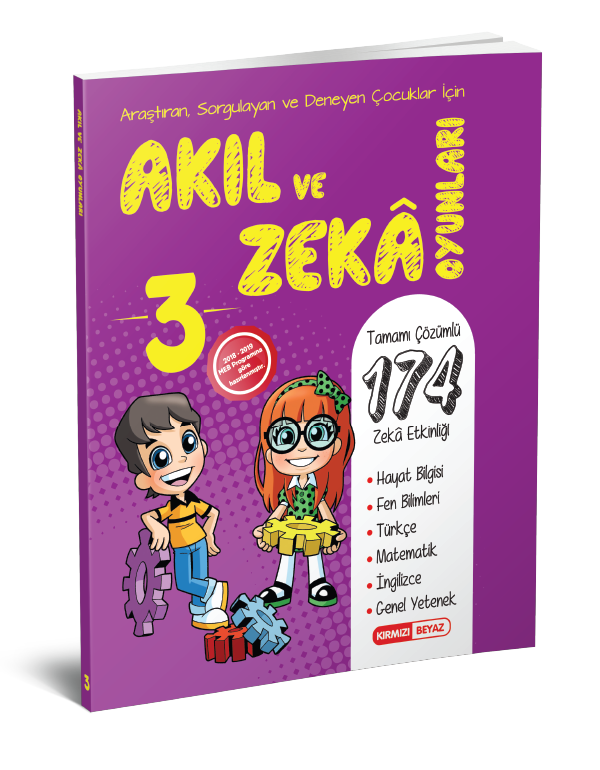 Kırmızı Beyaz Akıl ve Zeka Oyunları 3.Sınıf